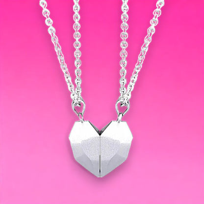 Viral Couple Magnetic Heart Necklace For Soulmates, Matching Magnetic Attraction Gift For Her & Him