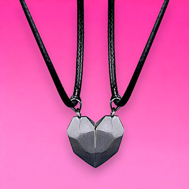 Viral Couple Magnetic Heart Necklace For Soulmates, Matching Magnetic Attraction Gift For Her & Him