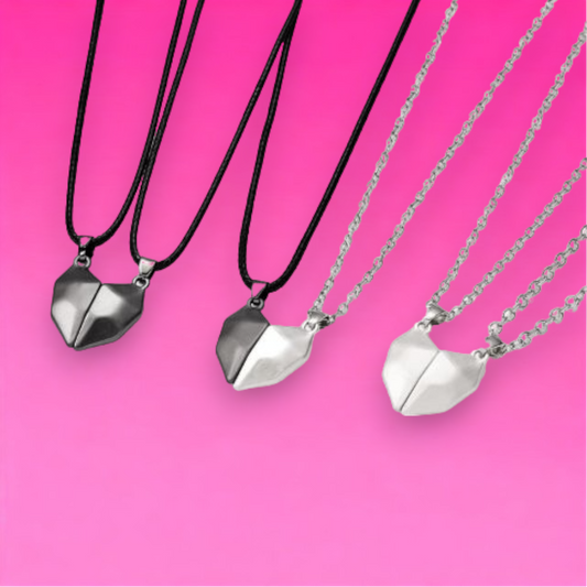 Viral Couple Magnetic Heart Necklace For Soulmates, Matching Magnetic Attraction Gift For Her & Him